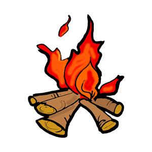 Full Version of Campfire Clipart - Polyvore