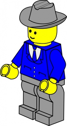Lego Town Businessman clip art - Download free Human vectors