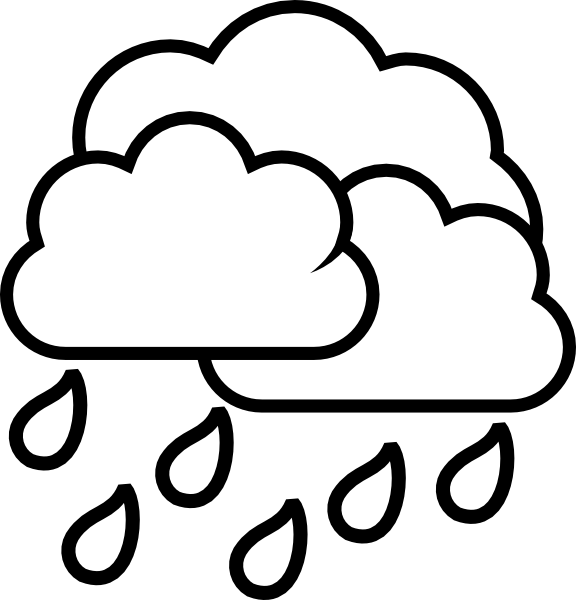 Weather Clipart Black And White - Free Clipart Images