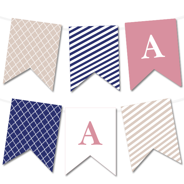 Free Printable Bunting Template Fixed
