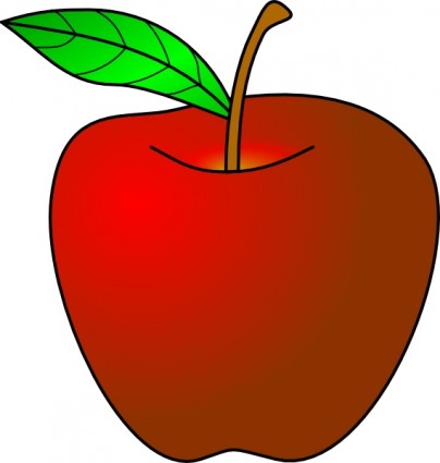 An Apple clip art Free vector in Open office drawing svg ( .svg ...