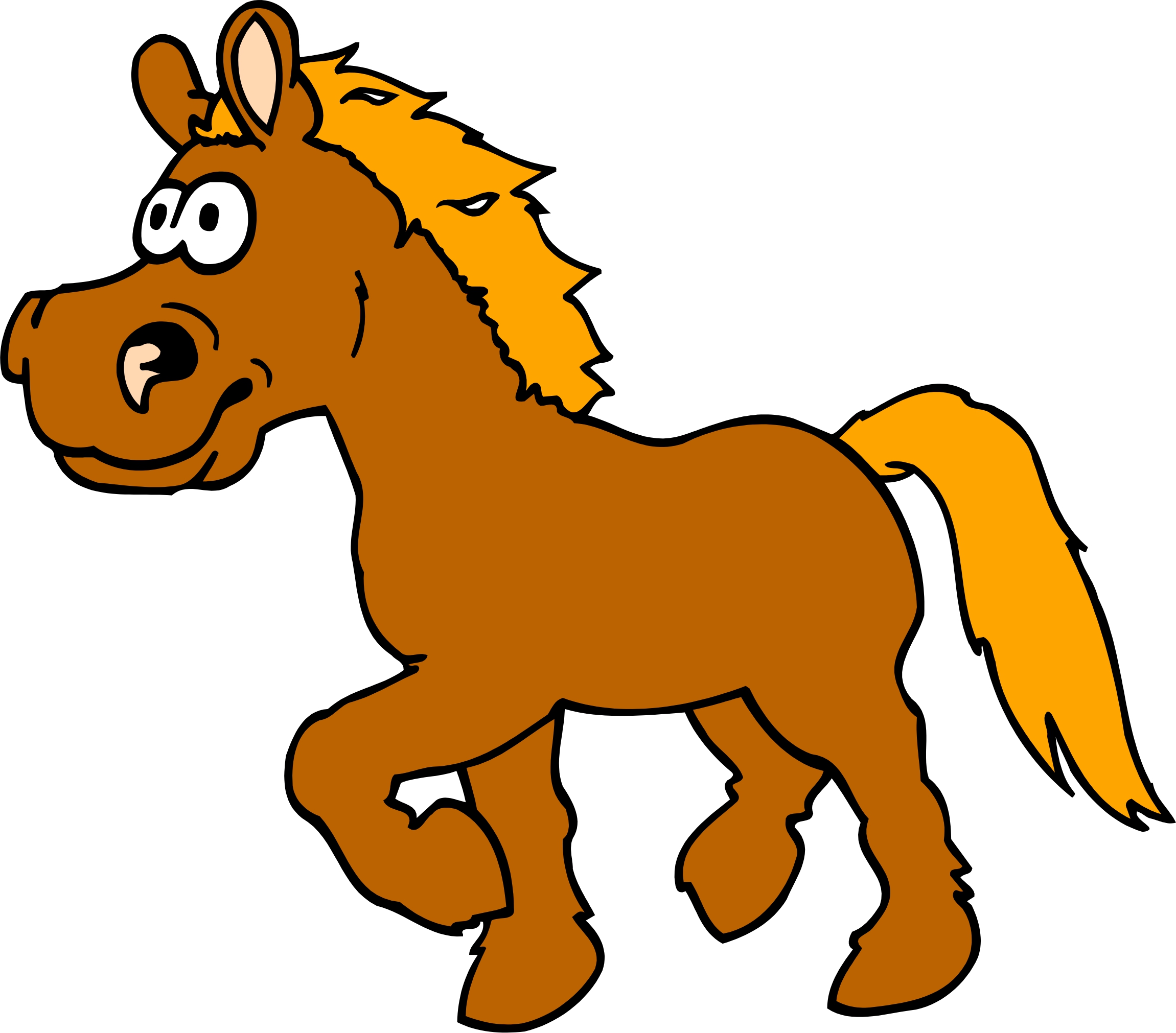 clipart cartoon horses - photo #31