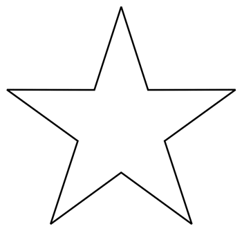 Star Outline Template