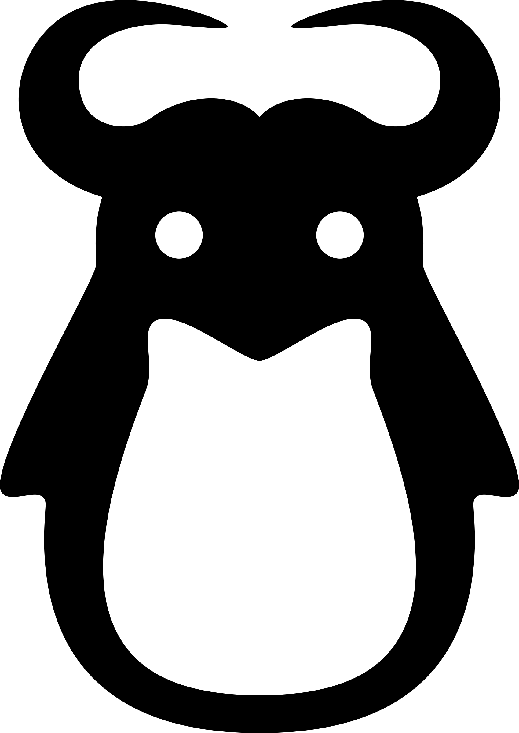 Demon Penguin vector clipart - Free Public Domain Stock Photo