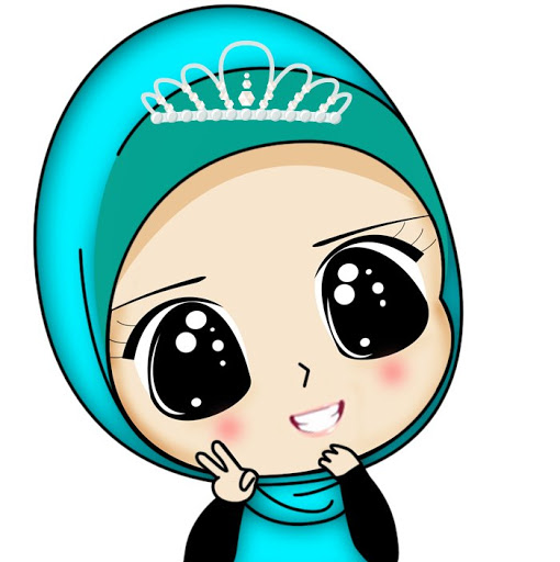 Clipart muslimah cartoon