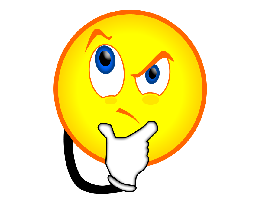 Funny Confused Face Clipart