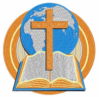 Religious(Bella Mia Designs) Embroidery Design: World Cross and ...
