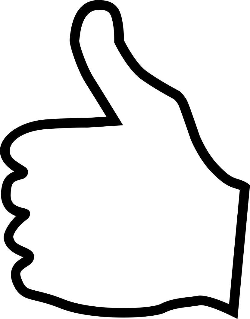 Clipart for thumbs up