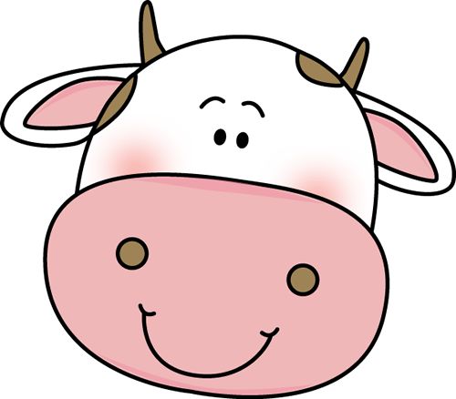 Cow clipart vector cute simple - ClipartFox