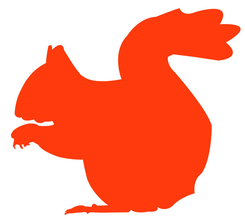 Squirrel Silhouette | Free Images - vector clip art ...