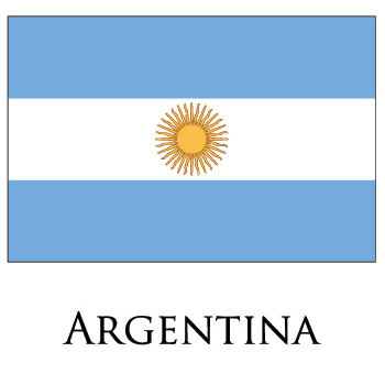 Online Shop 2pcs/lot Bandera de Argentina Flag of Argentina 3 X 5 ...