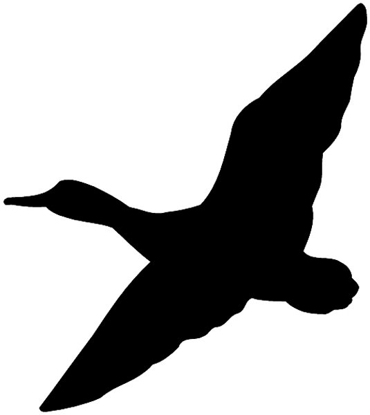 Mallard Duck Silhouette Clipart