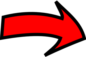 Red arrow clipart
