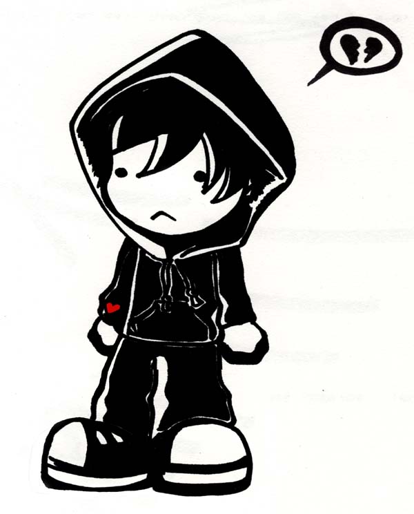 Emo Drawings - ClipArt Best