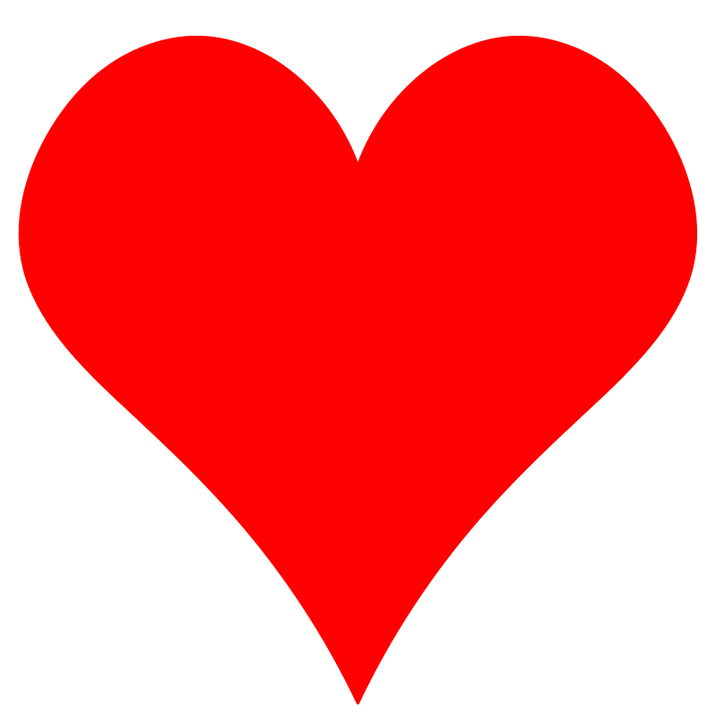 Clipart love heart shapes