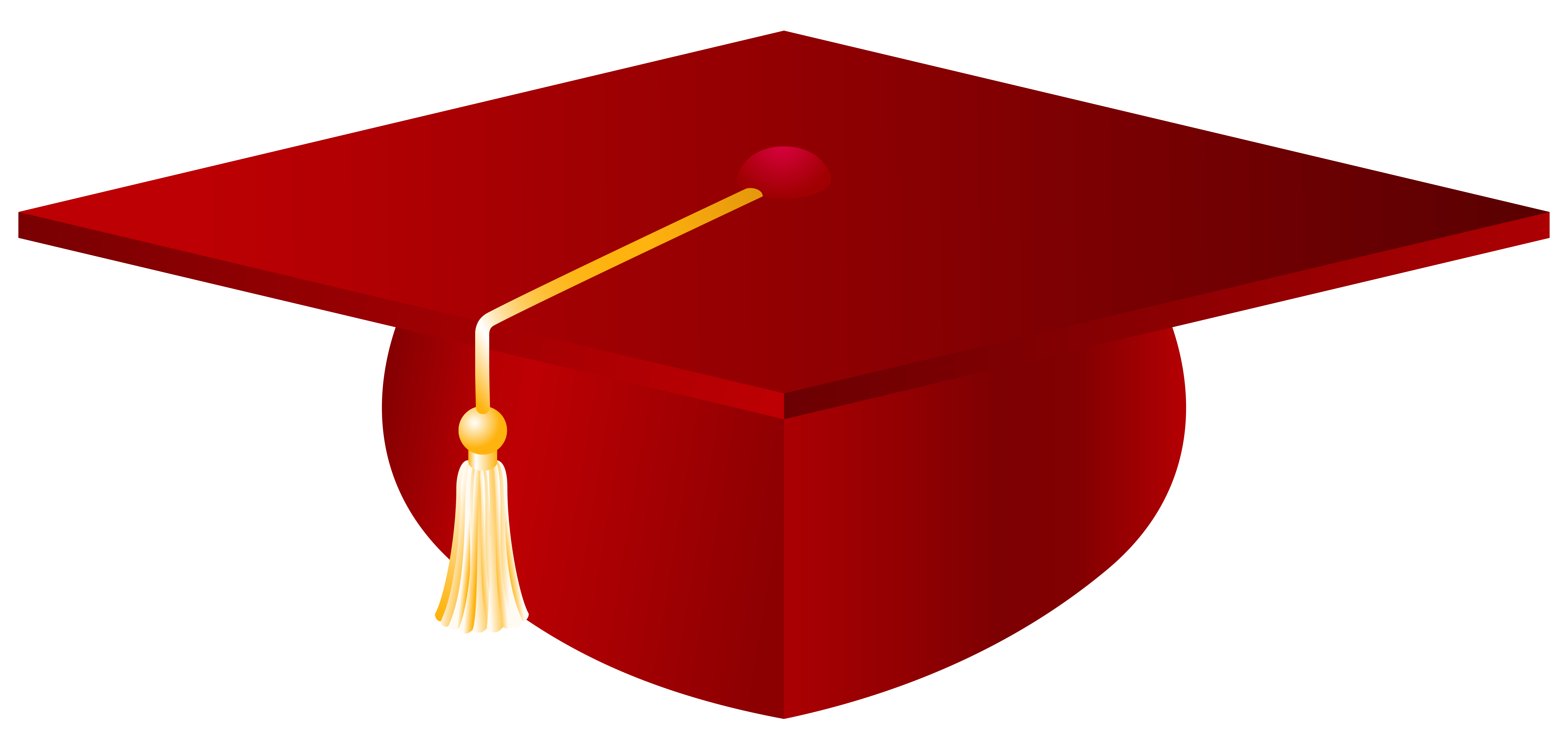Red Graduation Cap Clip Art ClipArt Best