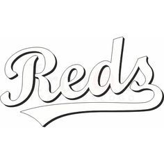 Logos, Cincinnati reds and Red logo