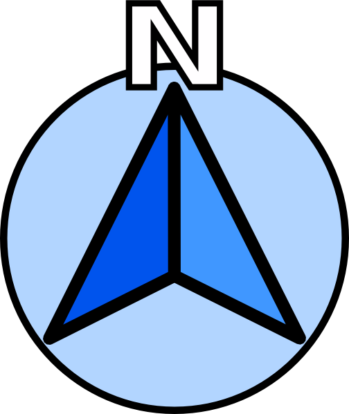Clipart compass north