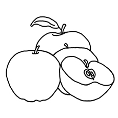Top 20 Apple Coloring Pages For Your Little Ones