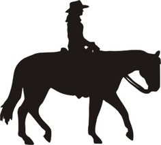 Horse rider clipart