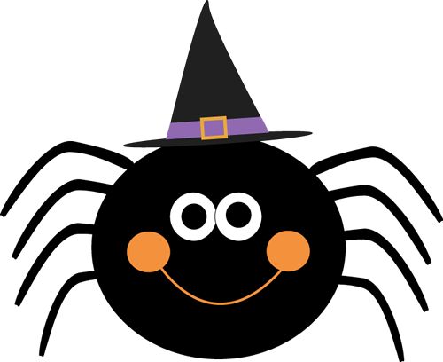 Clipart halloween spiders