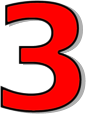 Number 3 clipart png