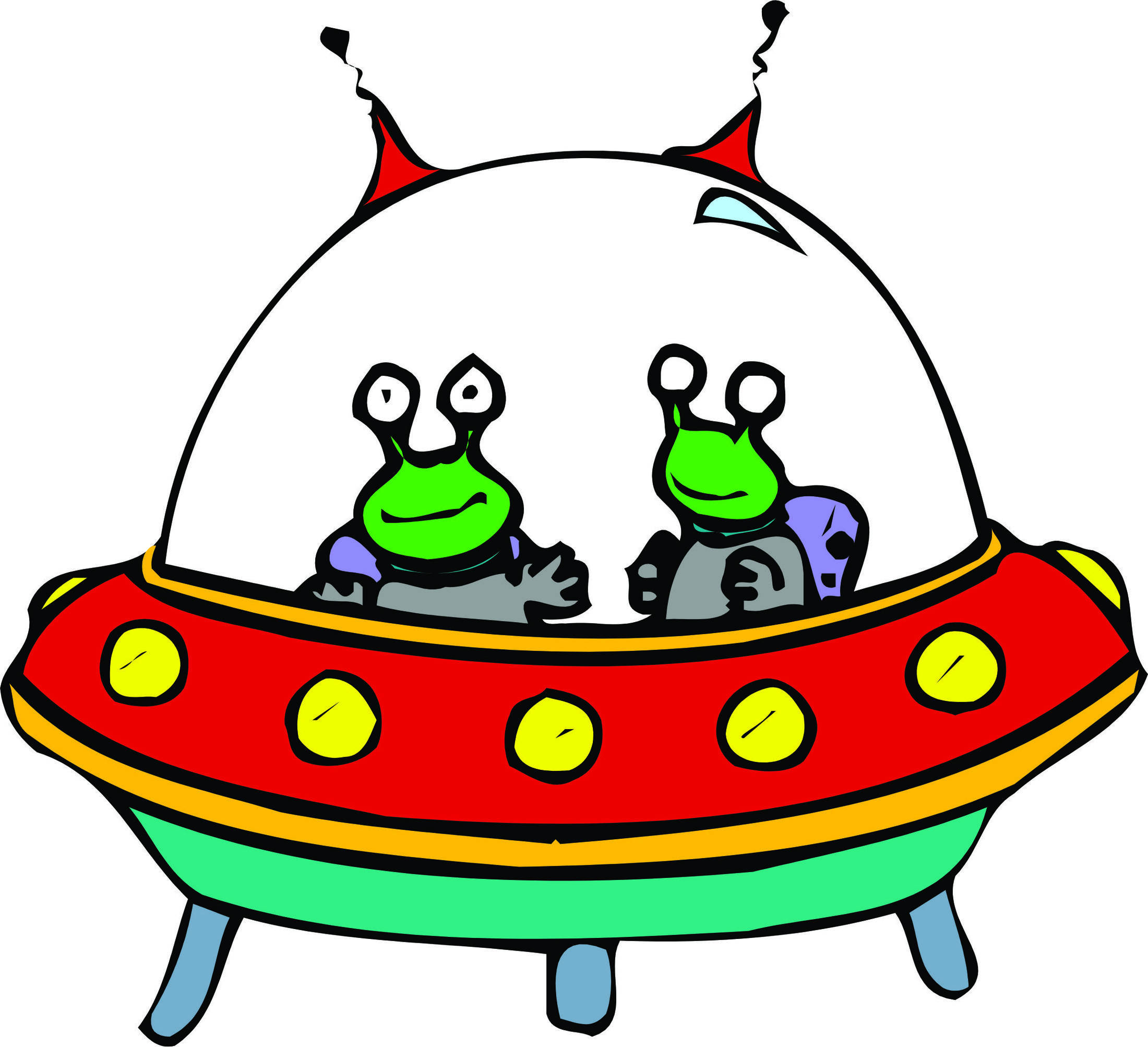 Alien In A Spaceship Clip Art Clipart - Free to use Clip Art Resource