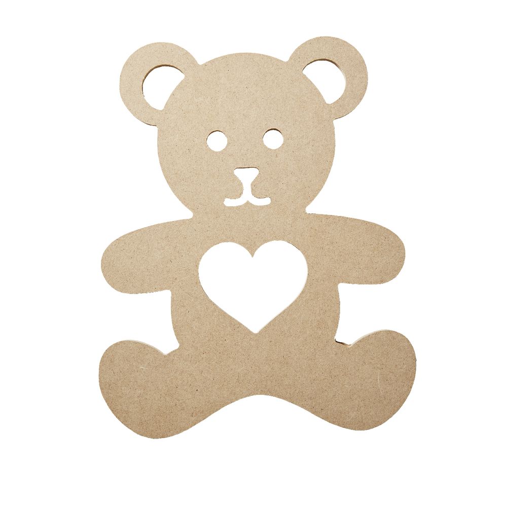ELC MDF Shape Teddy Bear | Officeworks