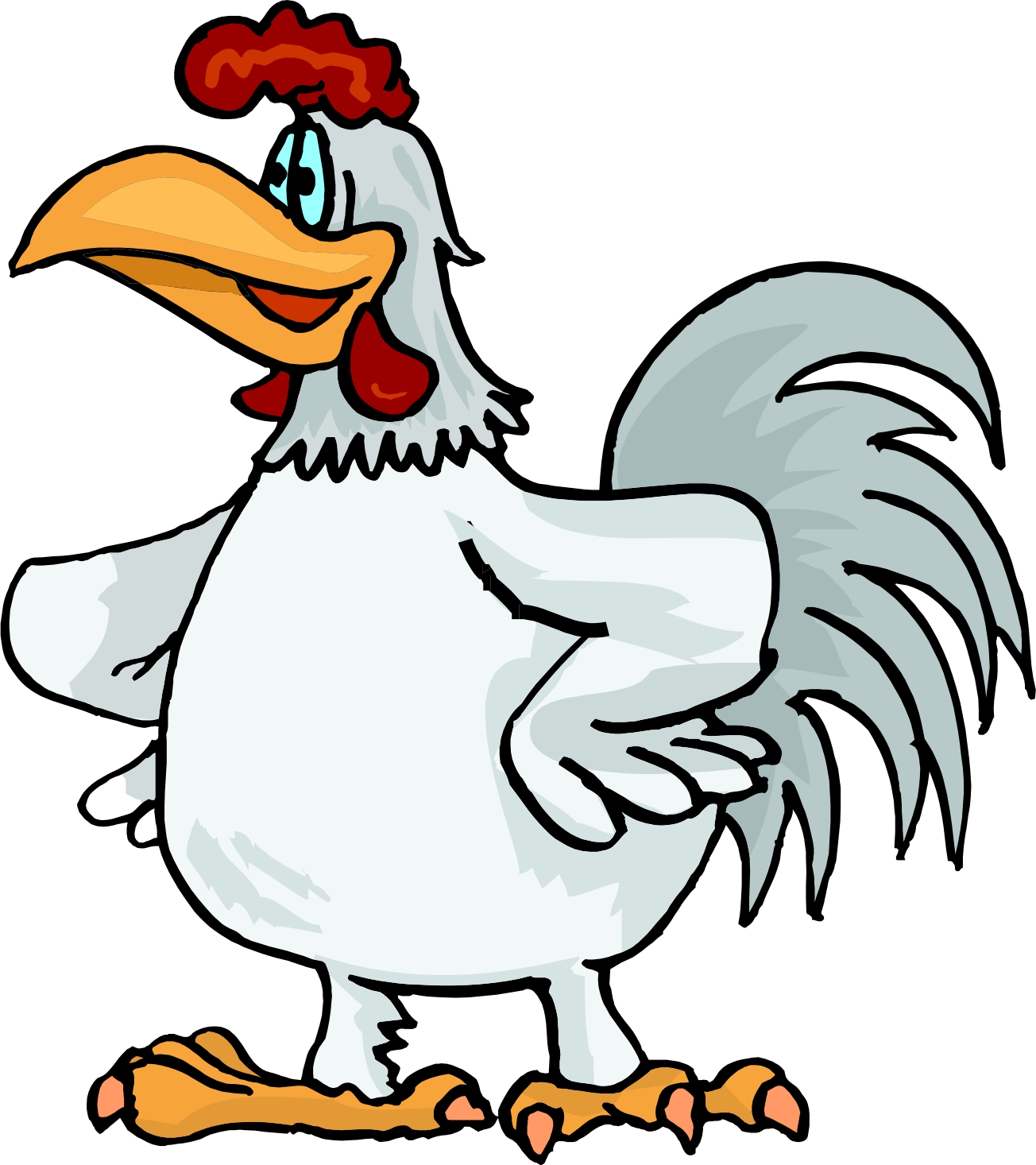 Cartoon Rooster Pictures Clipart Best