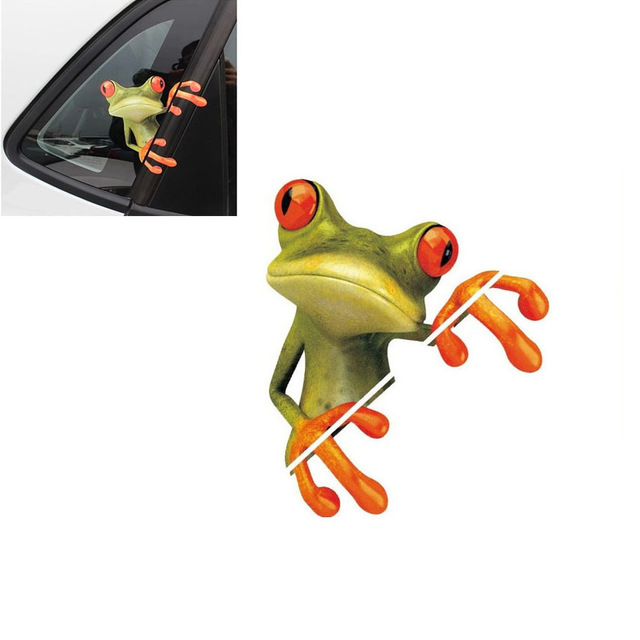 Aliexpress.com : Buy Hot 3D Frogs Cartoon Personality Car stickers ...
