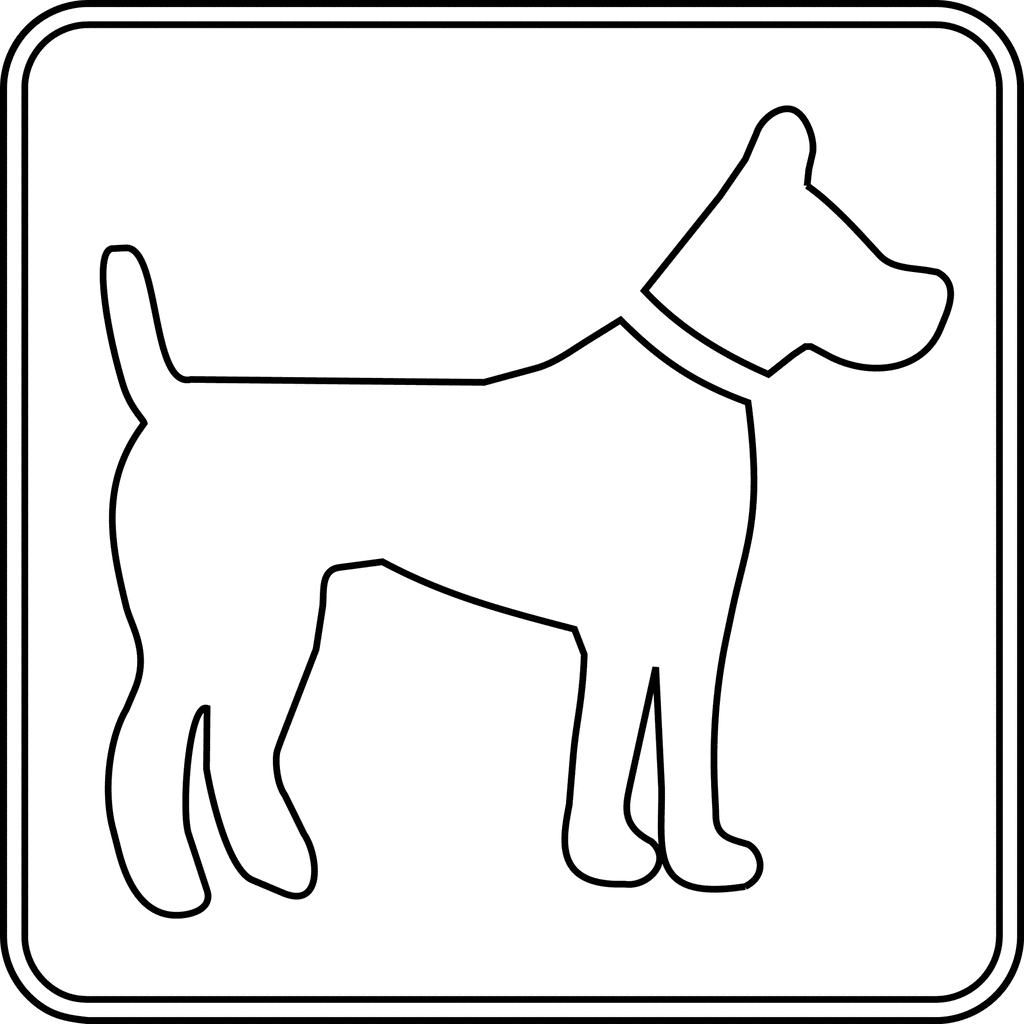 Dog Outline Template ClipArt Best