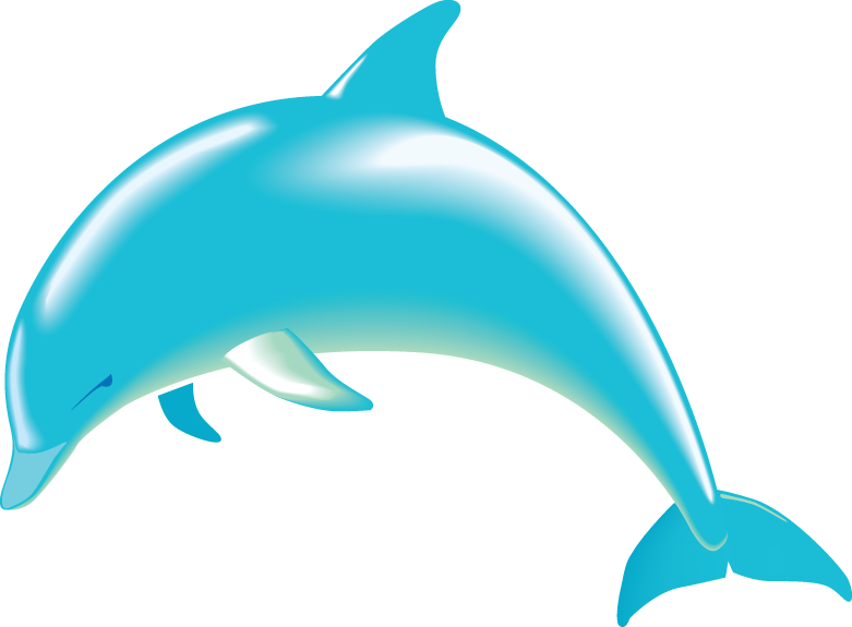 Free cartoon dolphin clipart