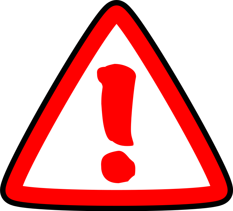 Image of Caution Clipart #6052, Caution Sign Clip Art Free Vector ...