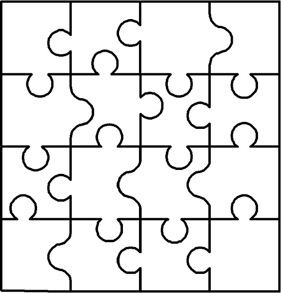 Blank Puzzle Piece Clipart