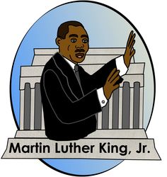 Martin luther king jr clipart transparent background