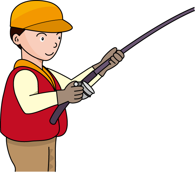 Kid Fishing Pole Clipart - Free Clipart Images