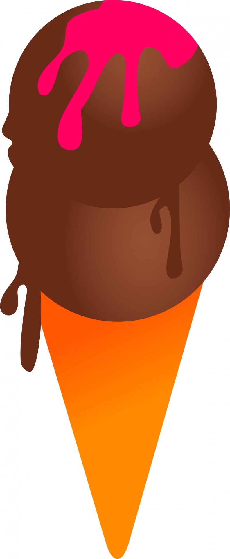 Chocolate Ice Cream Clipart Free Stock Photo - Public Domain Pictures