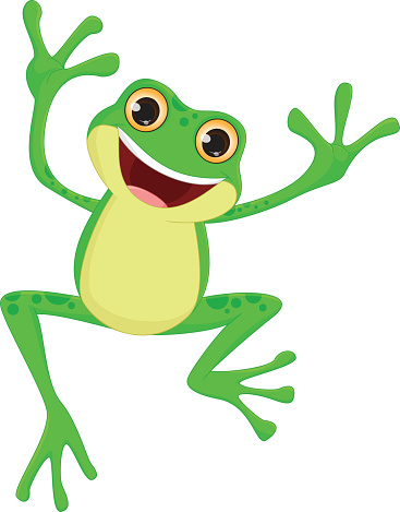 Silhouette Of Frog Jumping Clip Art, Vector Images & Illustrations ...