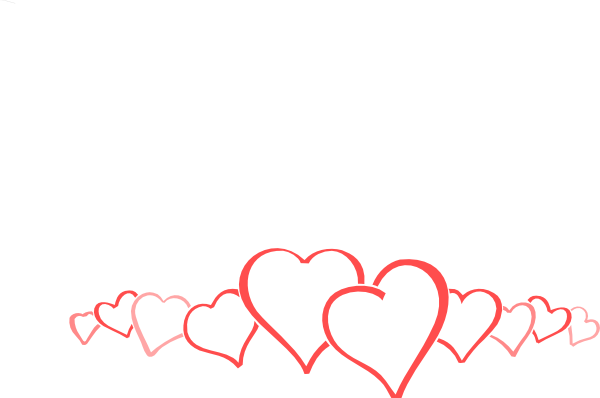 Two Hearts Together Clipart