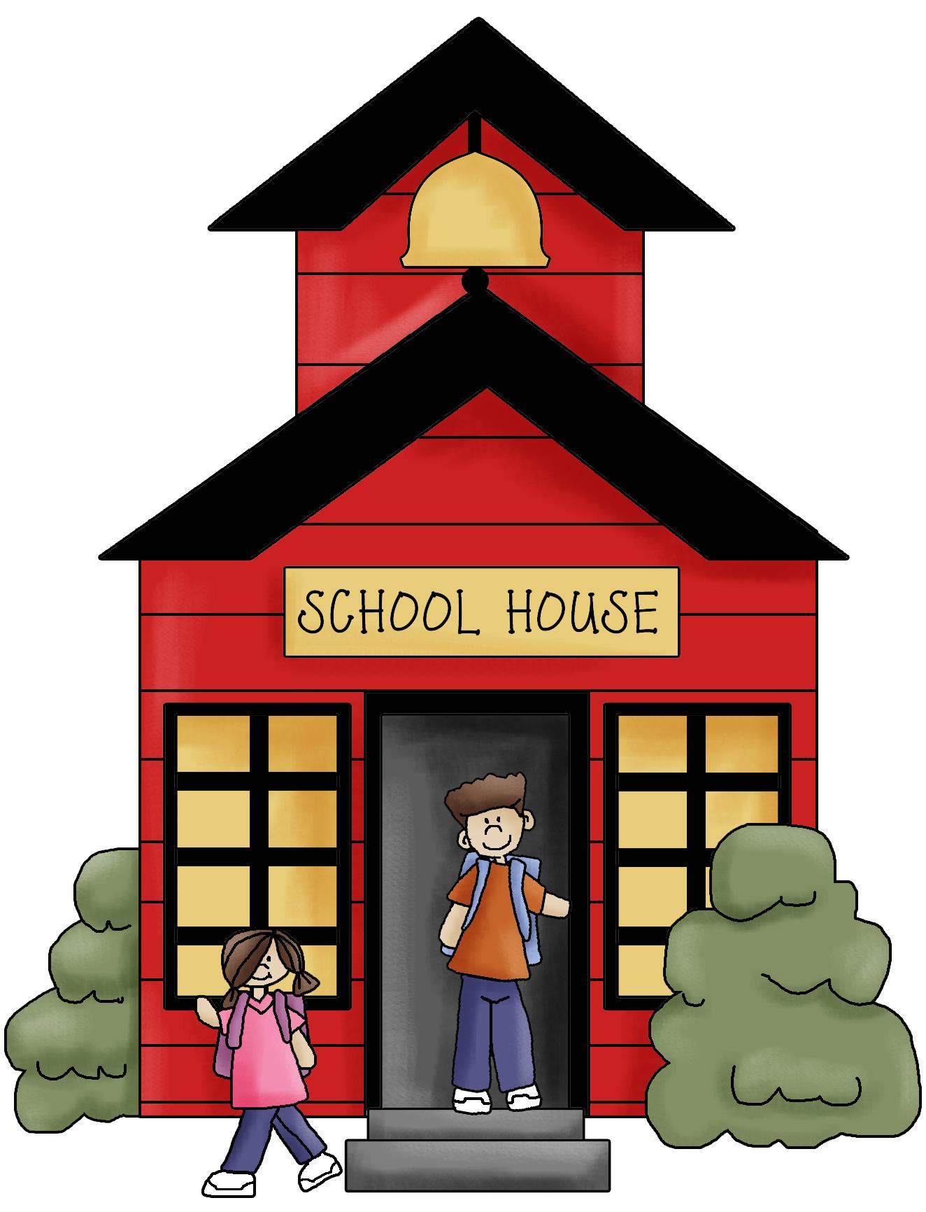 32+ Old School House Clipart