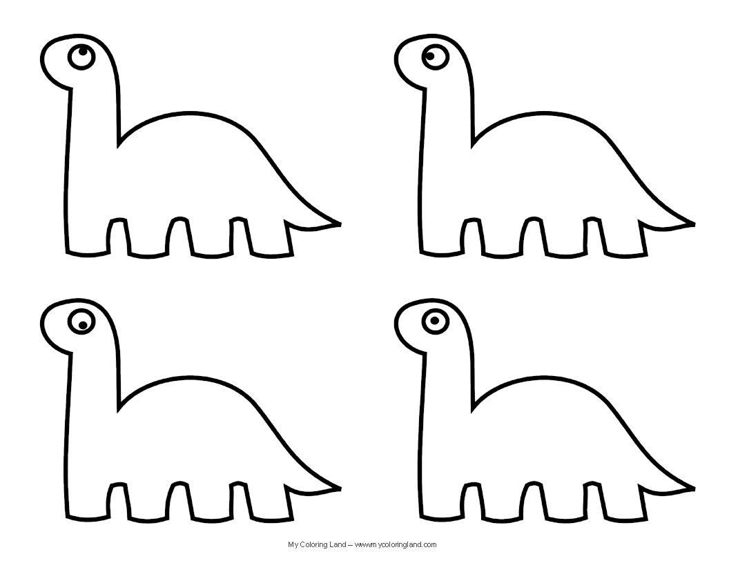 Best Photos of Dinosaur Cut Outs Printables - Dinosaur Template ...