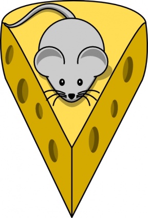 Simple Cartoon Mouse clip art vector, free vectors