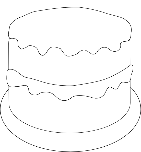 Free Cake Stencil Printable ClipArt Best