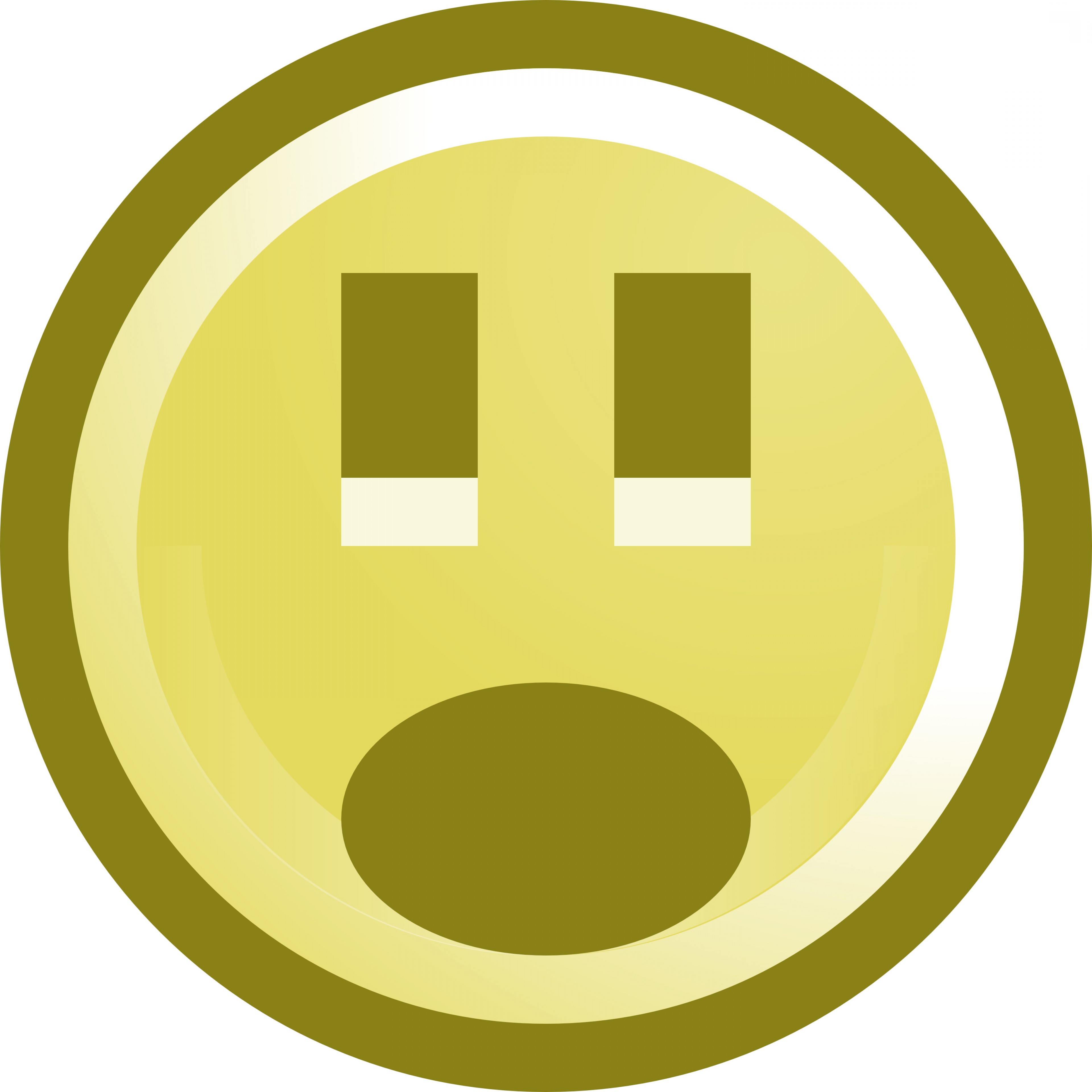 Exclusive Free Shocked Smiley Face Clip Art Illustration Draw ...