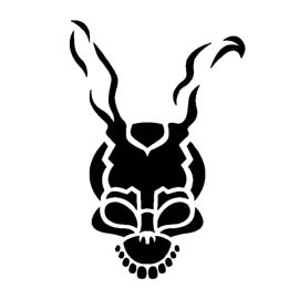 Donnie Darko Frank the Bunny Stencil | Free Stencil Gallery