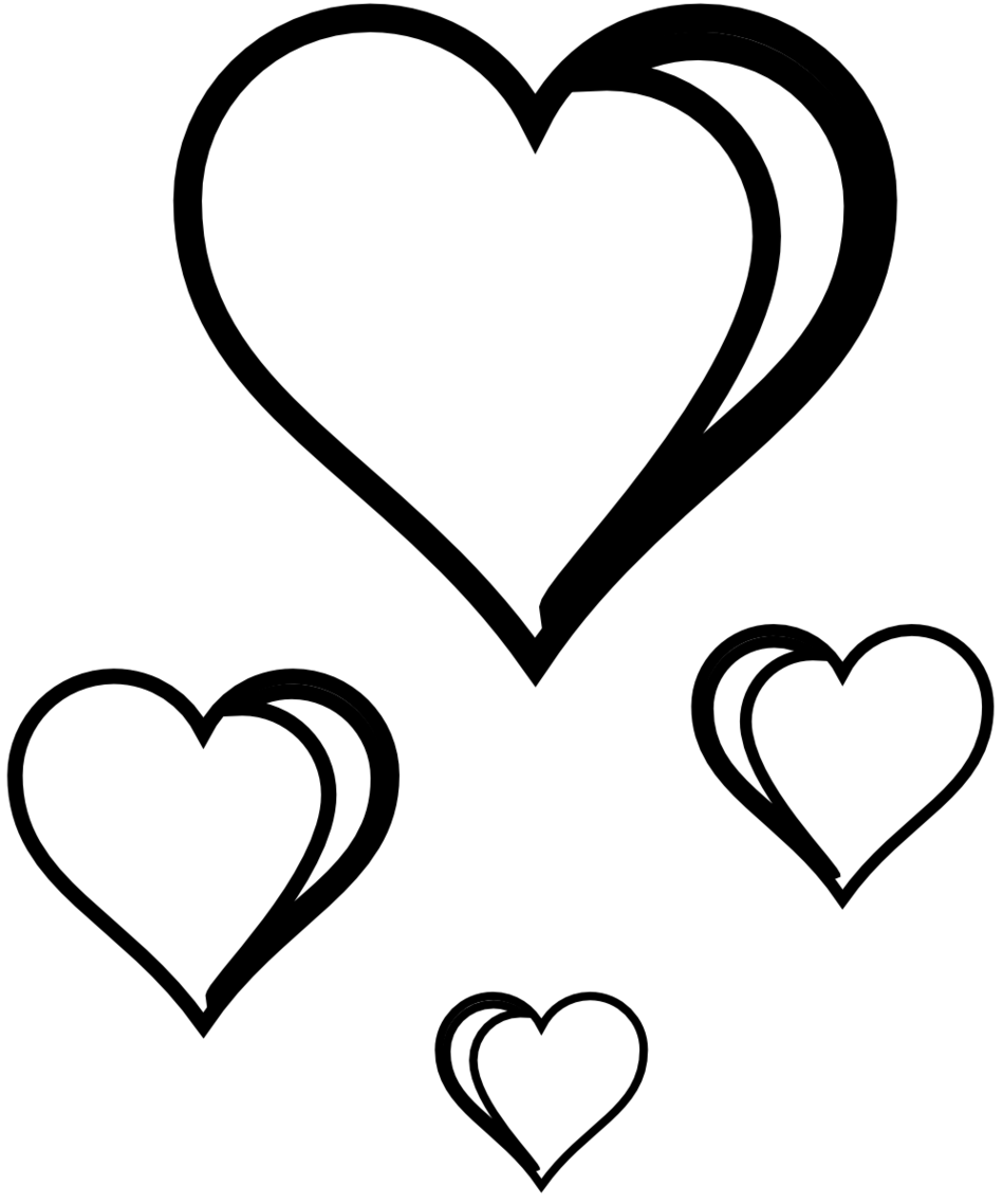 Human Heart Clipart Black And White Clipart - Free to use Clip Art ...