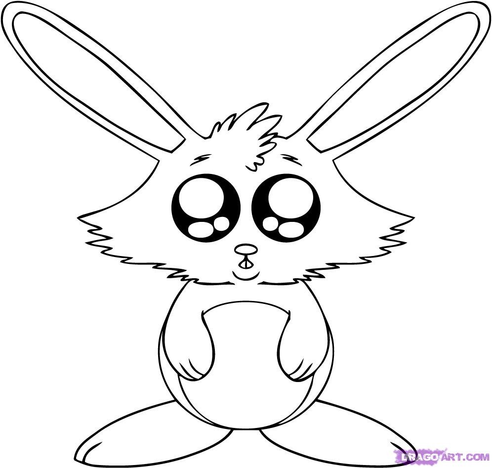 Coloring Pages Of Cute Animals As Cartoons   Kids Coloring Pages ...