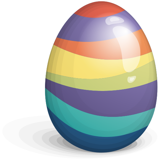 Easter, Egg, Purple icon