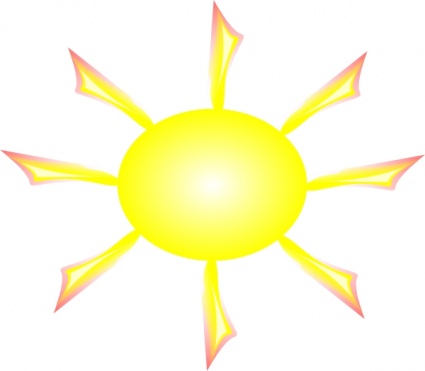 Sun And Rays clip art - Download free Other vectors