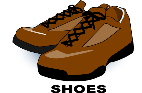 Brown Shoes Clip Art - vector clip art online ...